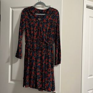 GAP Floral Wrap Dress